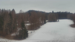 Dojezd hlavní sjezdovky