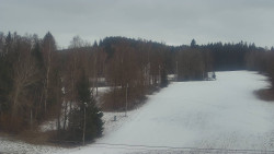 Dojezd hlavní sjezdovky