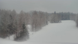 Dojezd hlavní sjezdovky