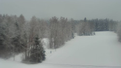 Dojezd hlavní sjezdovky