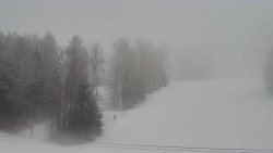 Dojezd hlavní sjezdovky