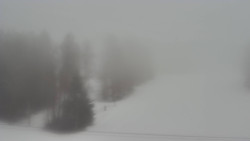 Dojezd hlavní sjezdovky