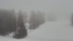 Dojezd hlavní sjezdovky