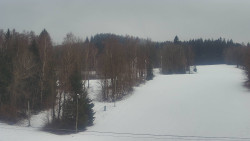 Dojezd hlavní sjezdovky