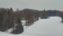 Dojezd hlavní sjezdovky