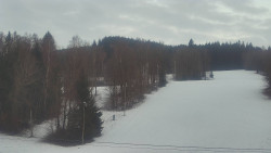 Dojezd hlavní sjezdovky