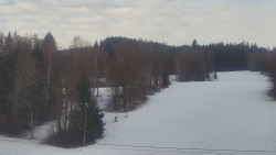 Dojezd hlavní sjezdovky