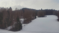 Dojezd hlavní sjezdovky