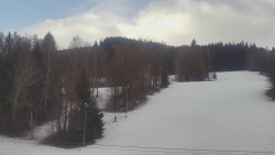 Dojezd hlavní sjezdovky