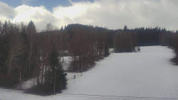 Dojezd hlavní sjezdovky