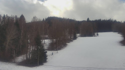 Dojezd hlavní sjezdovky