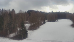 Dojezd hlavní sjezdovky