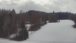 Dojezd hlavní sjezdovky