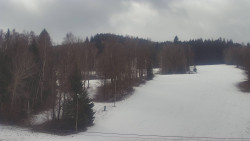 Dojezd hlavní sjezdovky