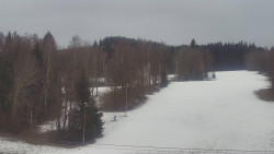 Dojezd hlavní sjezdovky