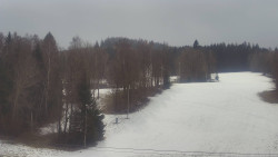 Dojezd hlavní sjezdovky