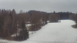 Dojezd hlavní sjezdovky