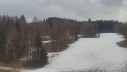 Dojezd hlavní sjezdovky