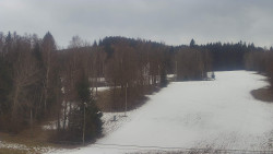 Dojezd hlavní sjezdovky