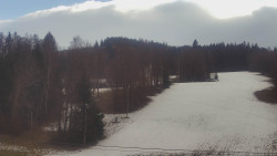 Dojezd hlavní sjezdovky