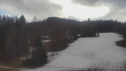 Dojezd hlavní sjezdovky