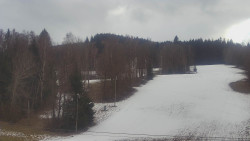 Dojezd hlavní sjezdovky