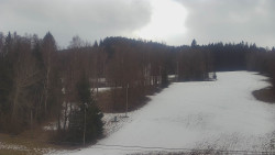 Dojezd hlavní sjezdovky