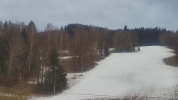 Dojezd hlavní sjezdovky