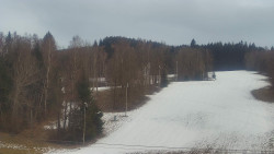 Dojezd hlavní sjezdovky