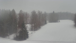 Dojezd hlavní sjezdovky