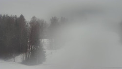 Dojezd hlavní sjezdovky