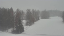 Dojezd hlavní sjezdovky