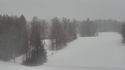 Dojezd hlavní sjezdovky