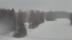 Dojezd hlavní sjezdovky