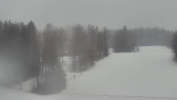 Dojezd hlavní sjezdovky