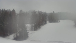 Dojezd hlavní sjezdovky