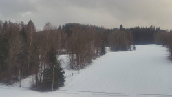 Dojezd hlavní sjezdovky