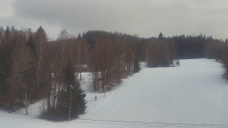 Dojezd hlavní sjezdovky