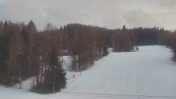 Dojezd hlavní sjezdovky