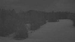 Dojezd hlavní sjezdovky