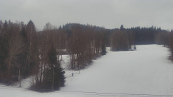 Dojezd hlavní sjezdovky