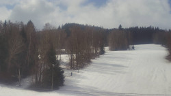 Dojezd hlavní sjezdovky