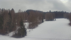 Dojezd hlavní sjezdovky