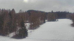 Dojezd hlavní sjezdovky