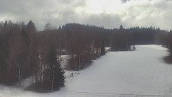 Dojezd hlavní sjezdovky