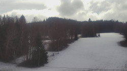 Dojezd hlavní sjezdovky