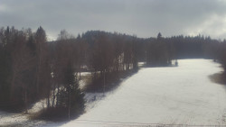 Dojezd hlavní sjezdovky