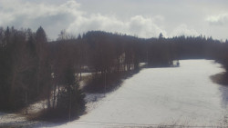 Dojezd hlavní sjezdovky