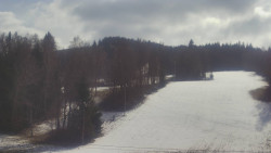 Dojezd hlavní sjezdovky