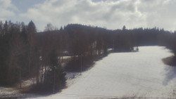 Dojezd hlavní sjezdovky